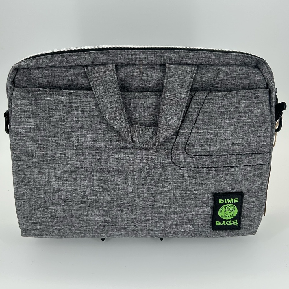Dime Bags 15” The Side Hustler Laptop Bag in Stone NEW with Tags